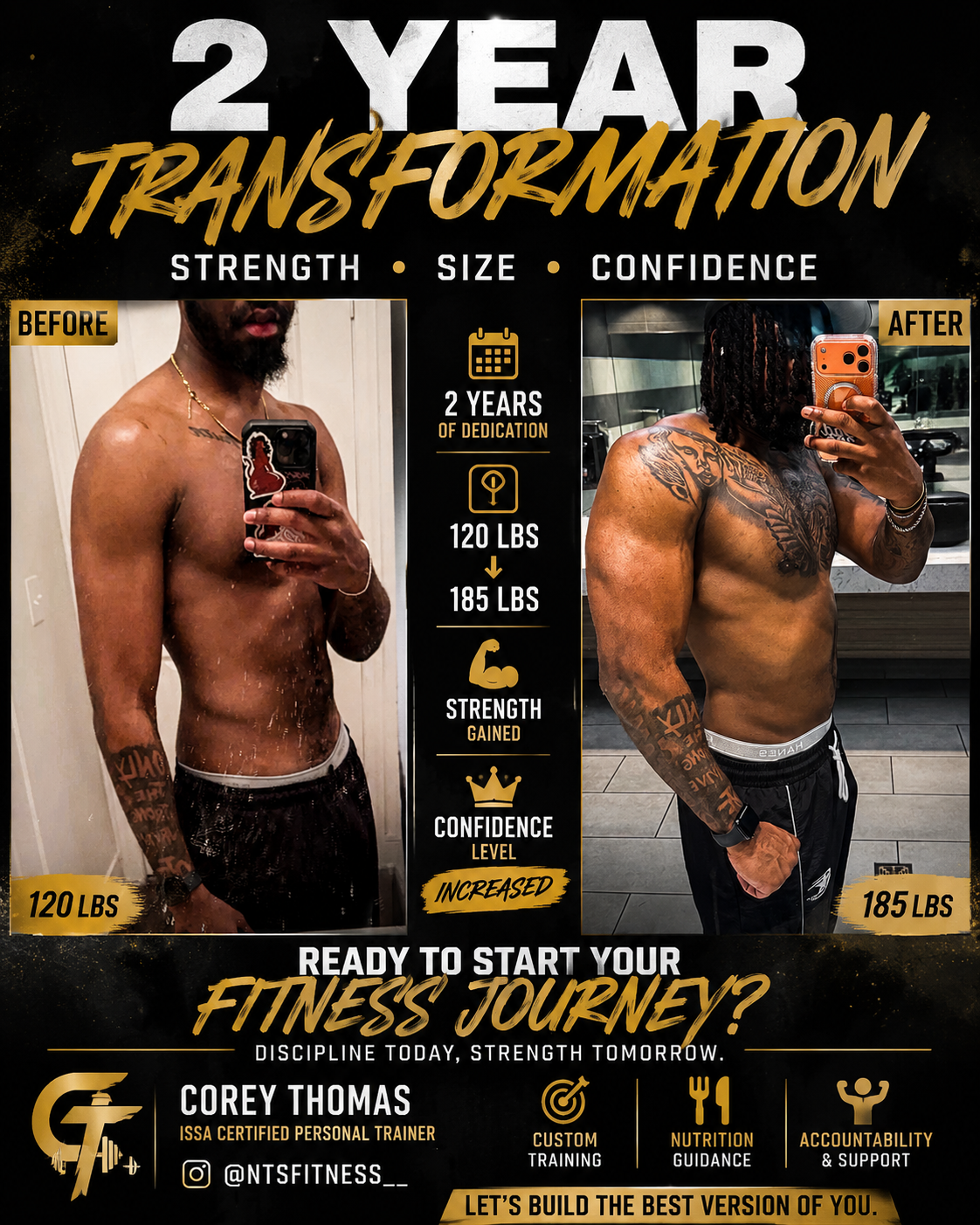 Corey Thomas transformation